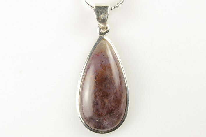 Cacoxenite Amethyst Pendant (Necklace) - Sterling Silver #206368